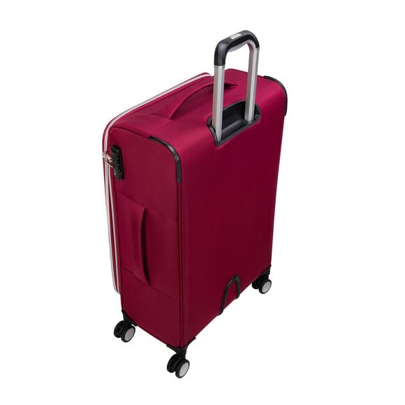 it luggage Expectant 28" Softside Checked 8 Wheel Expandable Spinner, Red - Picture 7 of 7